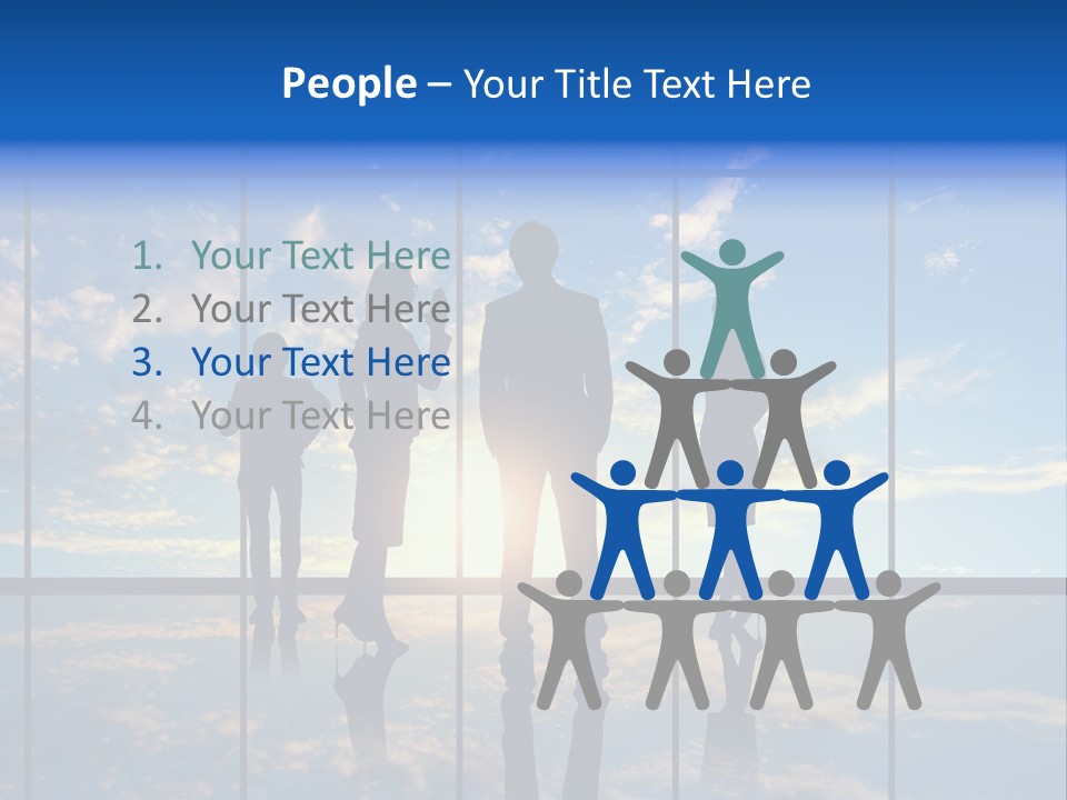 Male Staff View PowerPoint Template