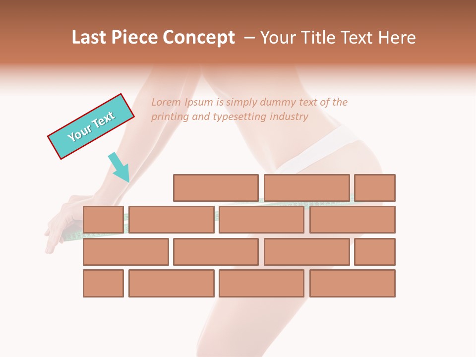 Lifestyle Measurement Belly PowerPoint Template