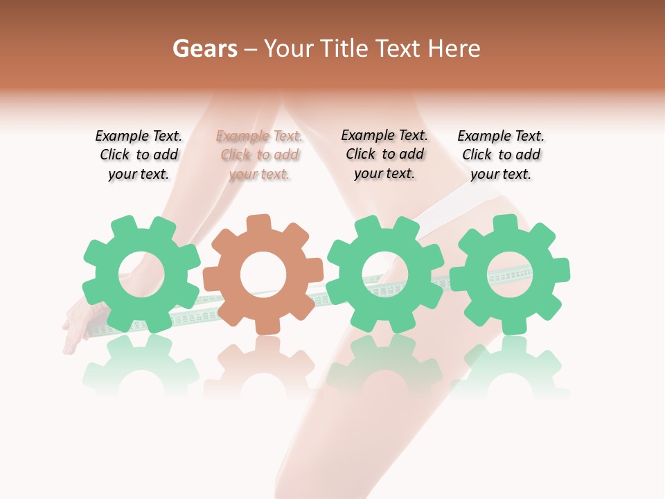 Lifestyle Measurement Belly PowerPoint Template