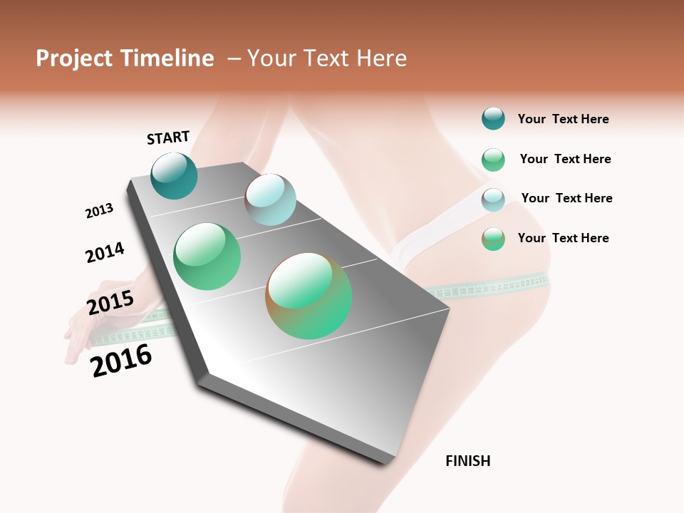 Lifestyle Measurement Belly PowerPoint Template