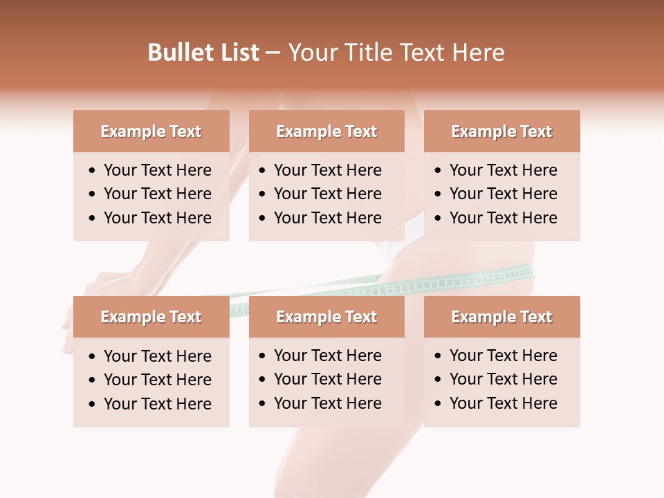 Lifestyle Measurement Belly PowerPoint Template