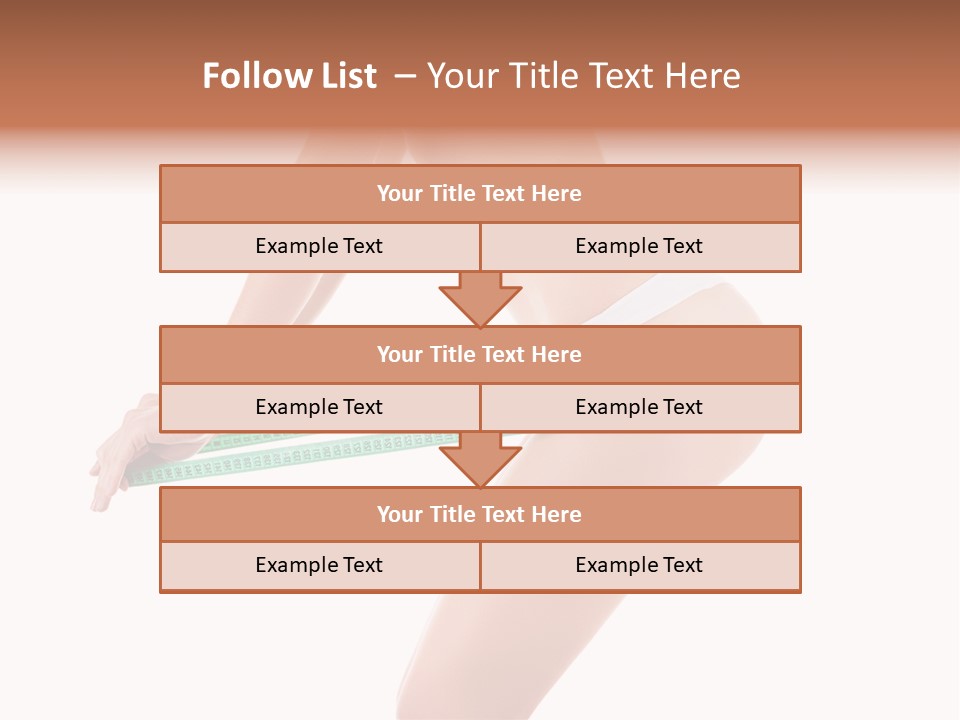 Lifestyle Measurement Belly PowerPoint Template
