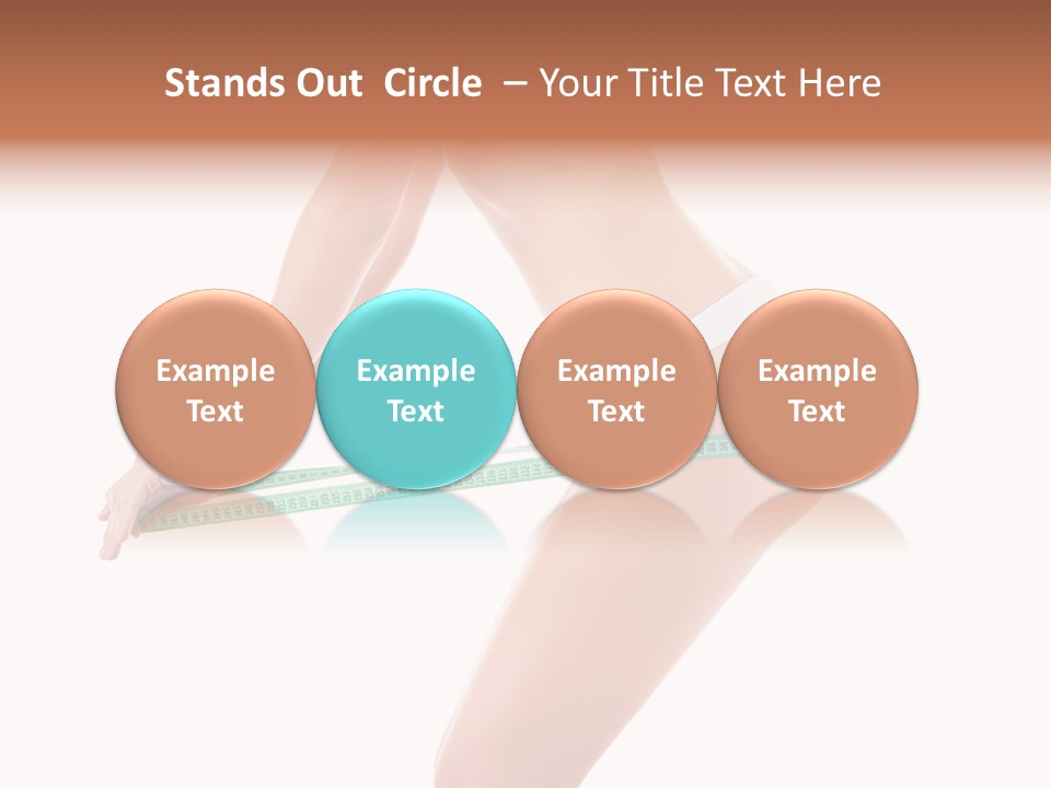 Lifestyle Measurement Belly PowerPoint Template