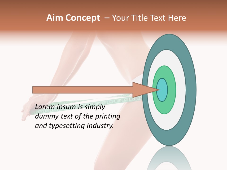 Lifestyle Measurement Belly PowerPoint Template