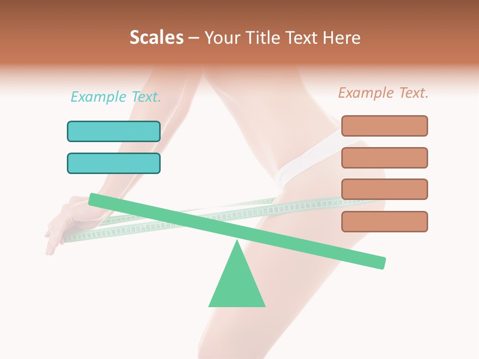 Lifestyle Measurement Belly PowerPoint Template