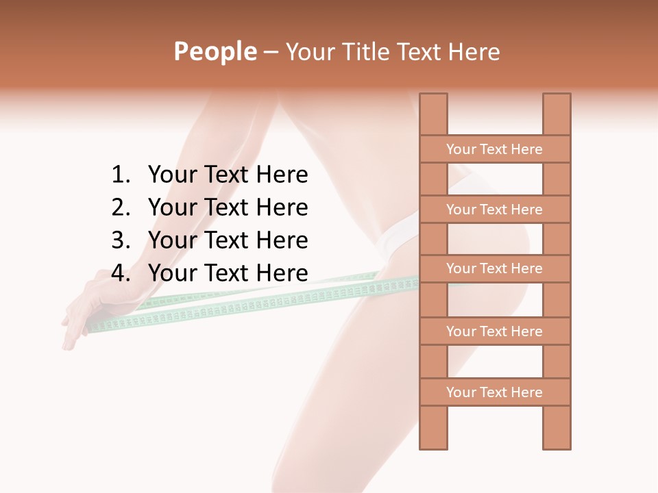 Lifestyle Measurement Belly PowerPoint Template