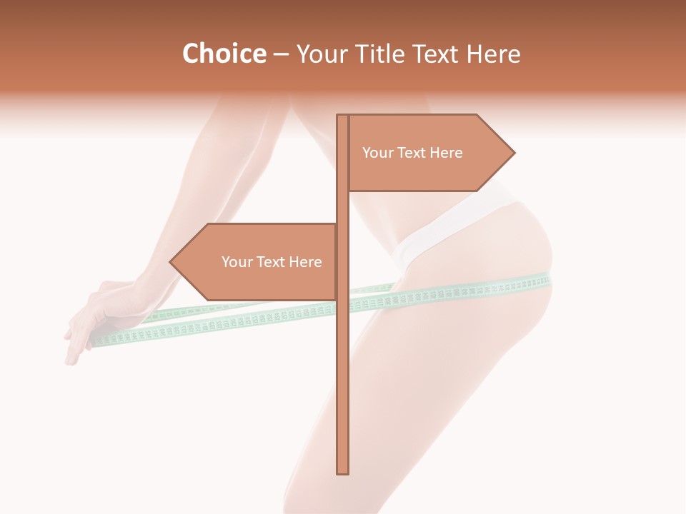 Lifestyle Measurement Belly PowerPoint Template