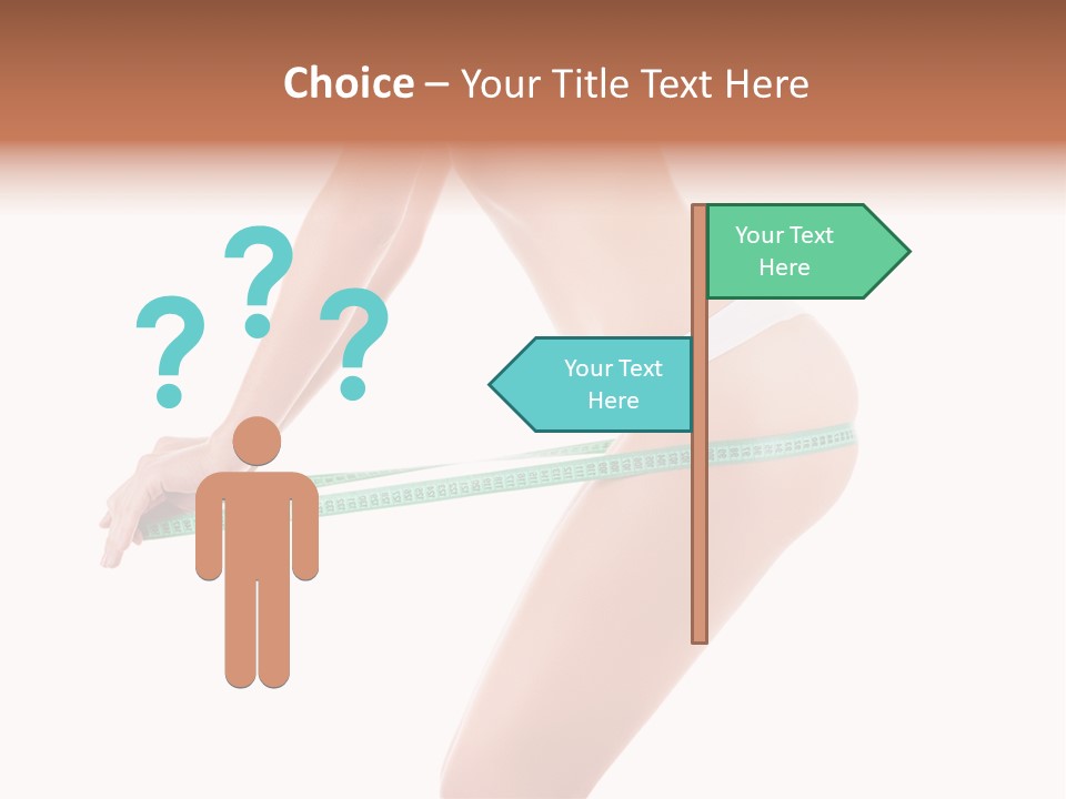 Lifestyle Measurement Belly PowerPoint Template