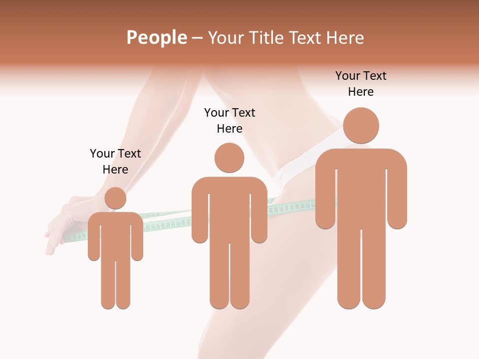 Lifestyle Measurement Belly PowerPoint Template