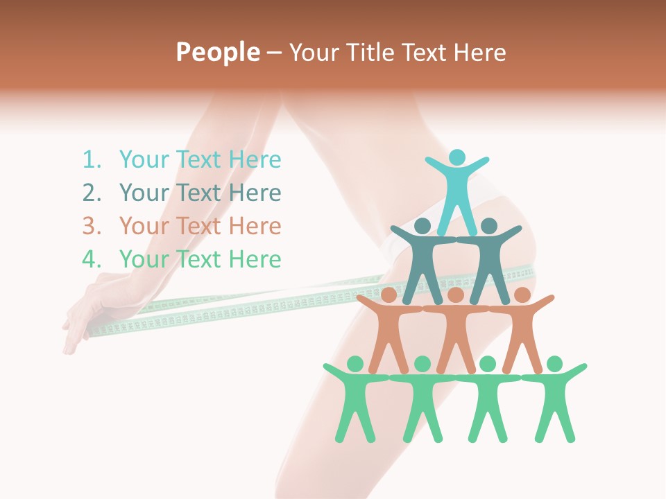Lifestyle Measurement Belly PowerPoint Template
