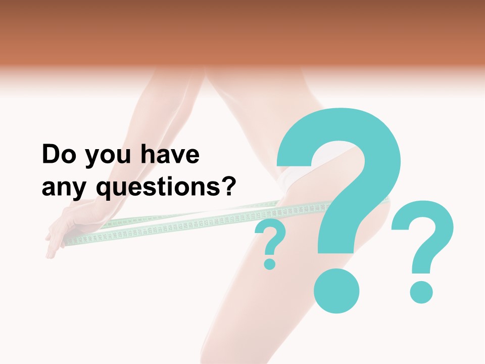 Lifestyle Measurement Belly PowerPoint Template