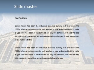Arch Archaeological Monument PowerPoint Template