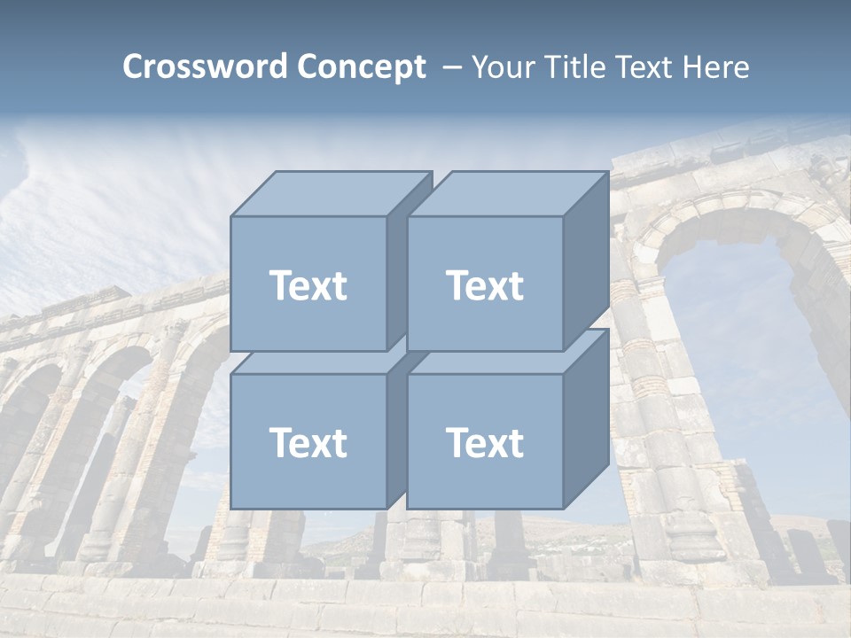 Arch Archaeological Monument PowerPoint Template