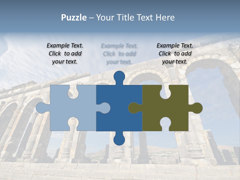 Arch Archaeological Monument PowerPoint Template