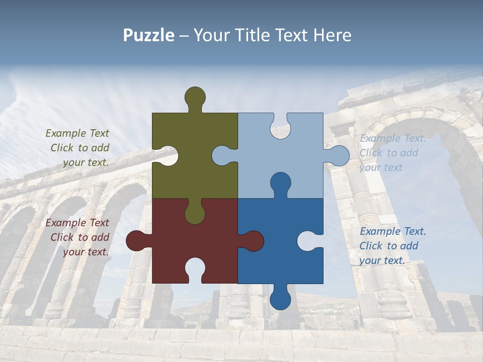 Arch Archaeological Monument PowerPoint Template