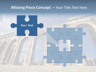 Arch Archaeological Monument PowerPoint Template