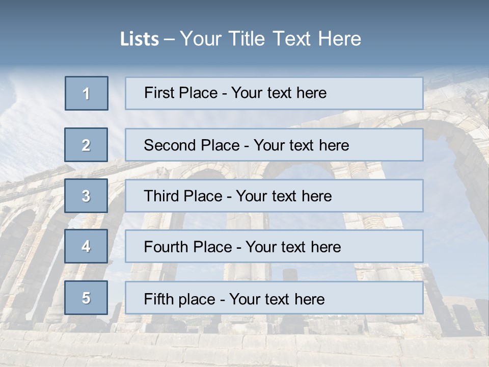 Arch Archaeological Monument PowerPoint Template