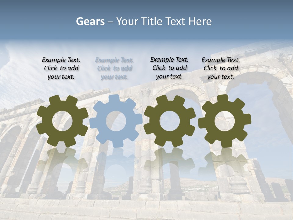 Arch Archaeological Monument PowerPoint Template