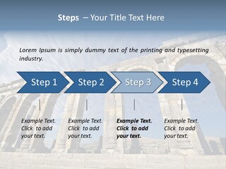 Arch Archaeological Monument PowerPoint Template