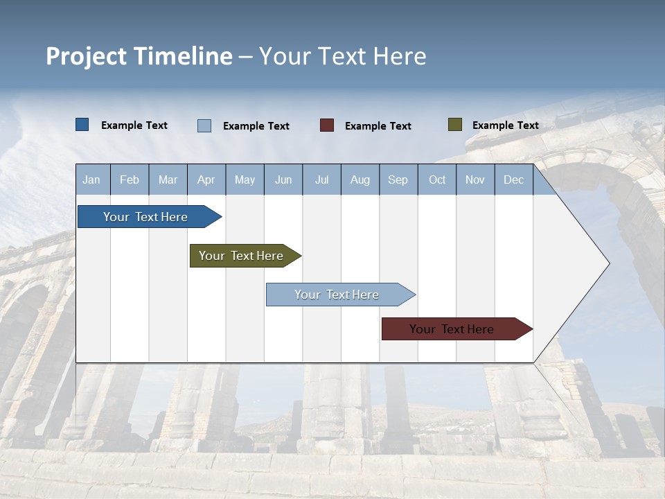 Arch Archaeological Monument PowerPoint Template