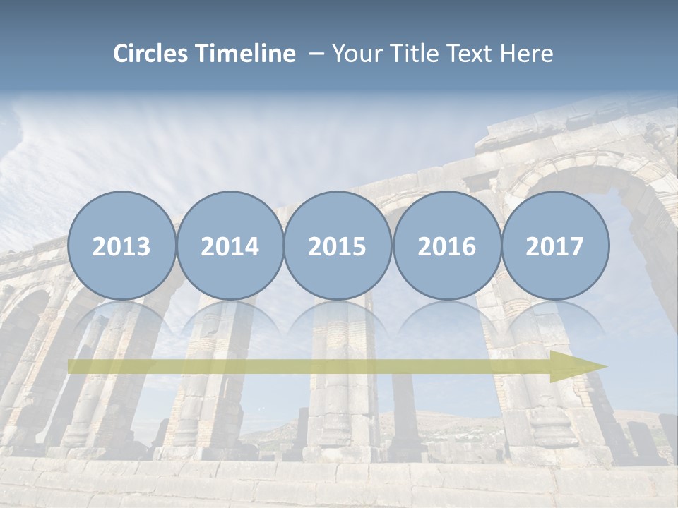 Arch Archaeological Monument PowerPoint Template