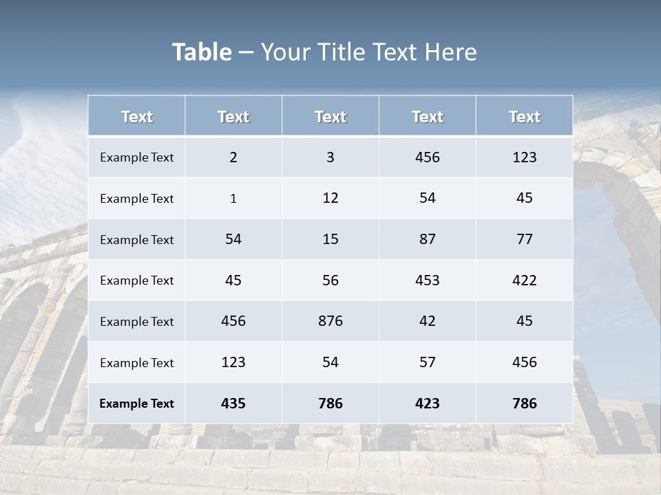 Arch Archaeological Monument PowerPoint Template