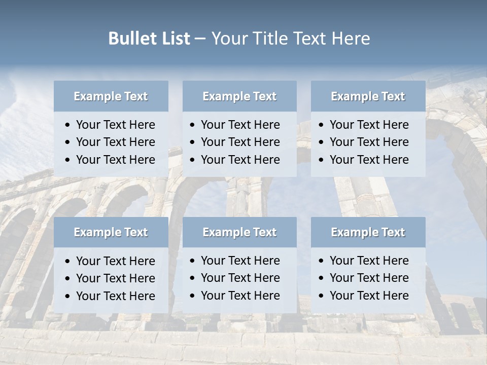Arch Archaeological Monument PowerPoint Template