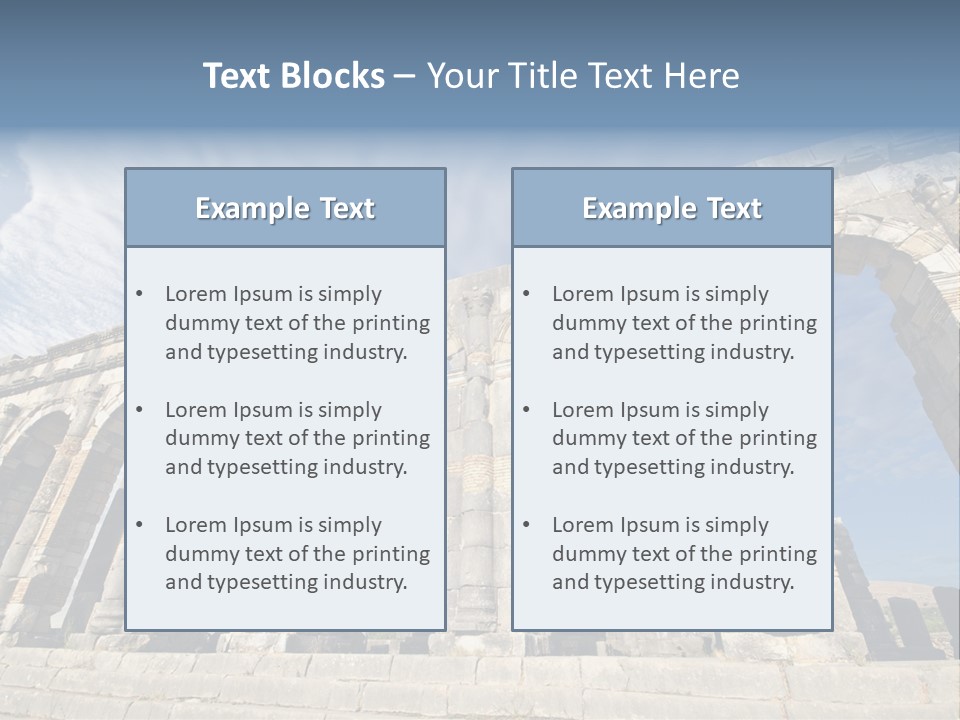 Arch Archaeological Monument PowerPoint Template