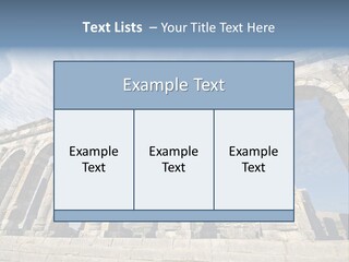 Arch Archaeological Monument PowerPoint Template