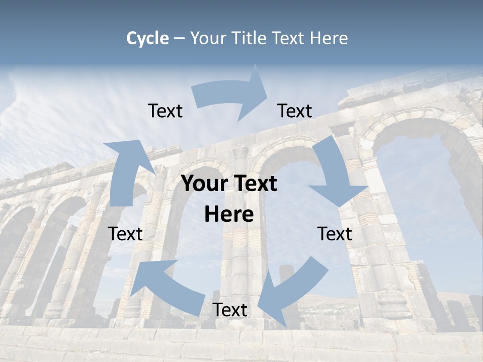 Arch Archaeological Monument PowerPoint Template