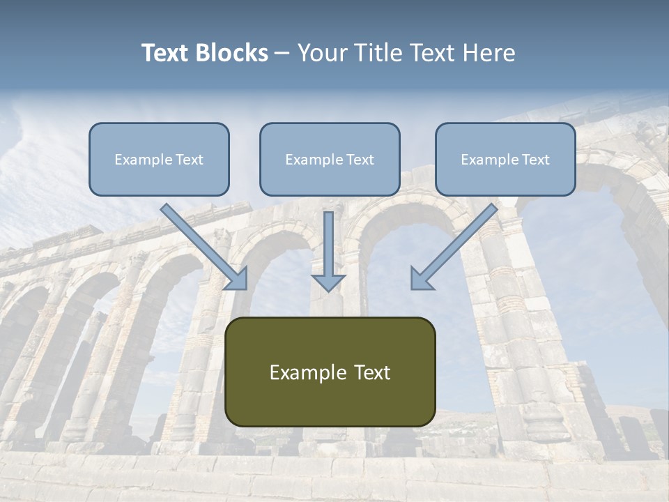 Arch Archaeological Monument PowerPoint Template