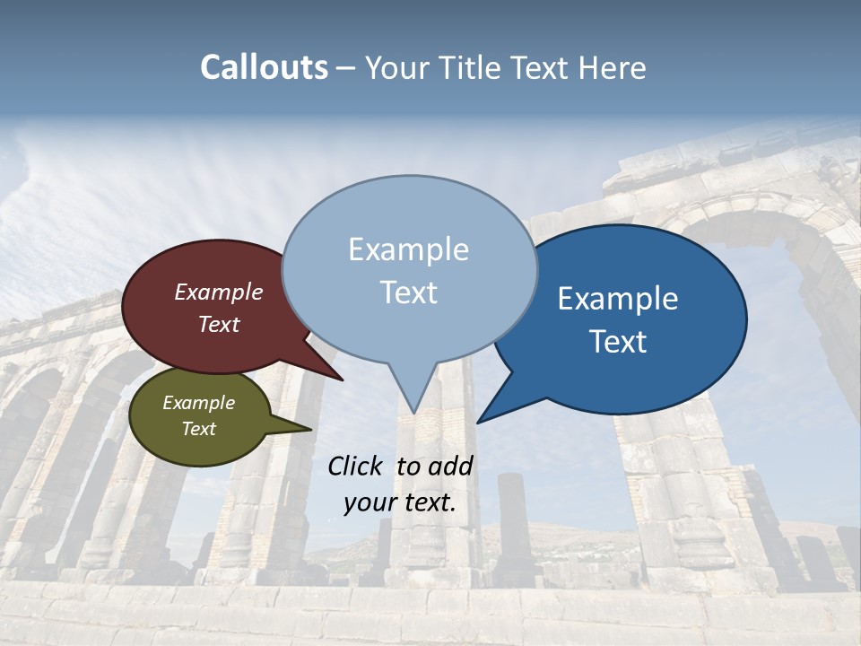 Arch Archaeological Monument PowerPoint Template