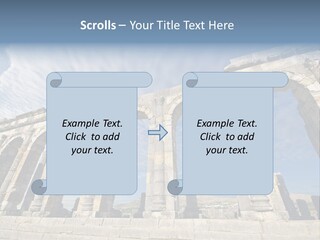 Arch Archaeological Monument PowerPoint Template