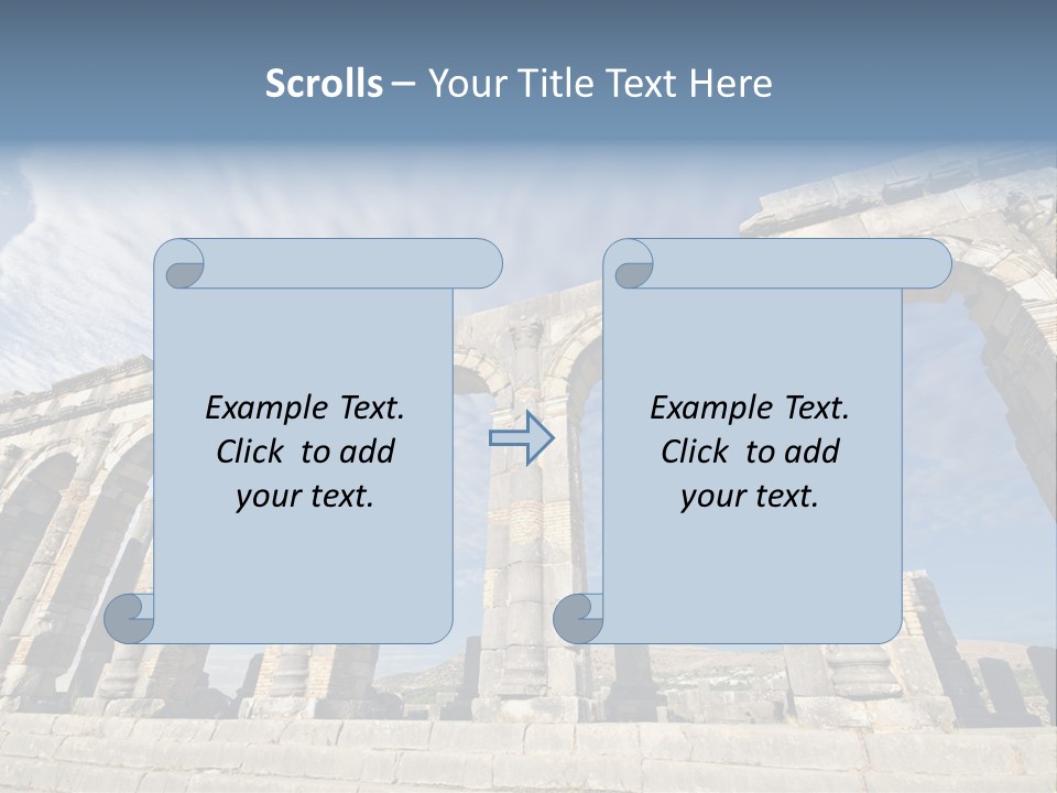 Arch Archaeological Monument PowerPoint Template