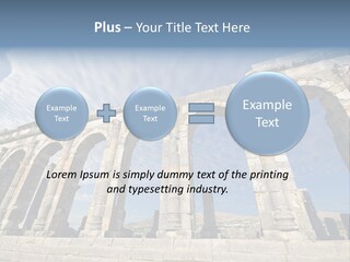 Arch Archaeological Monument PowerPoint Template