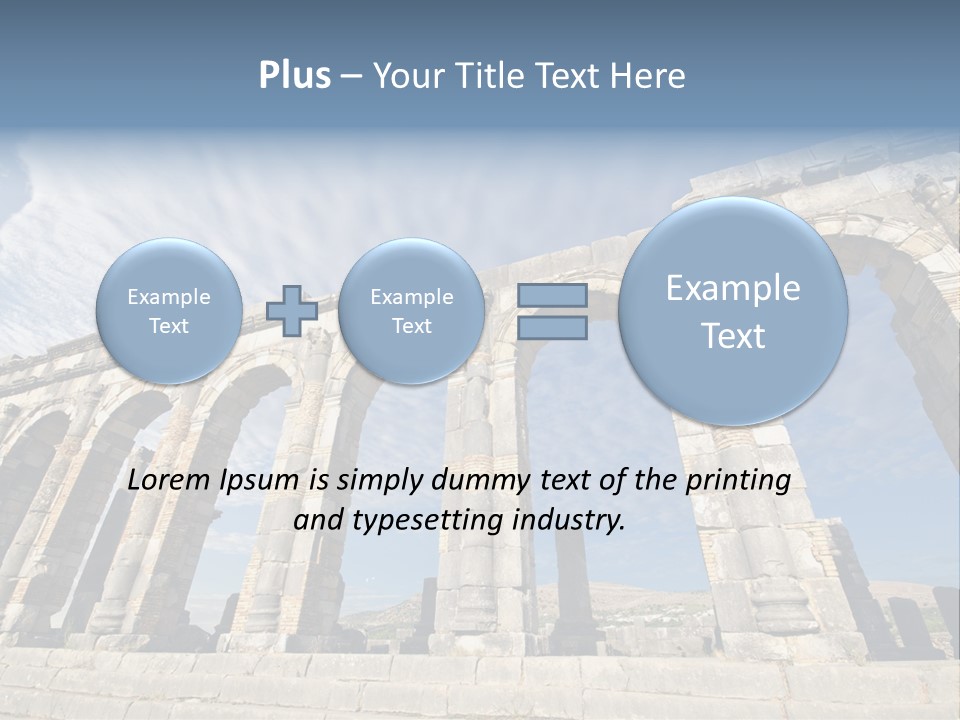 Arch Archaeological Monument PowerPoint Template