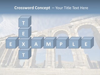 Arch Archaeological Monument PowerPoint Template