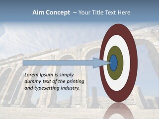 Arch Archaeological Monument PowerPoint Template