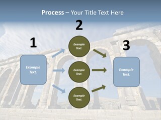 Arch Archaeological Monument PowerPoint Template