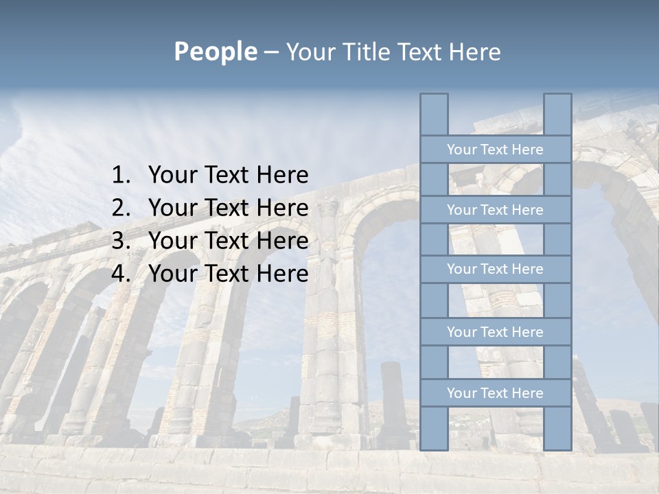 Arch Archaeological Monument PowerPoint Template
