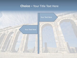 Arch Archaeological Monument PowerPoint Template