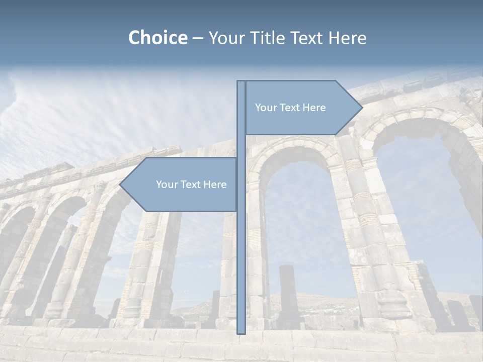 Arch Archaeological Monument PowerPoint Template