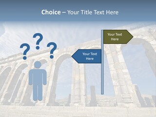 Arch Archaeological Monument PowerPoint Template