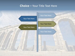 Arch Archaeological Monument PowerPoint Template