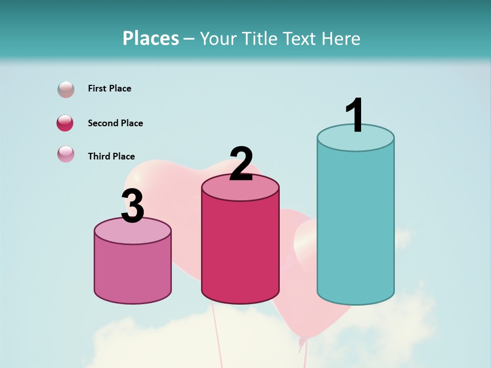 Clouds Wedding Decorative PowerPoint Template