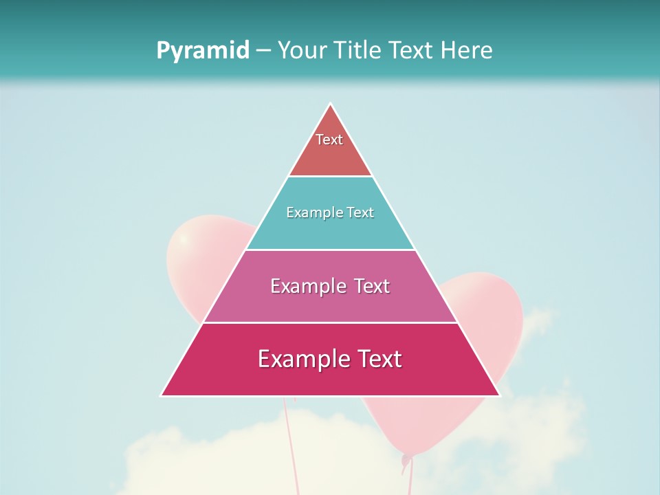 Clouds Wedding Decorative PowerPoint Template