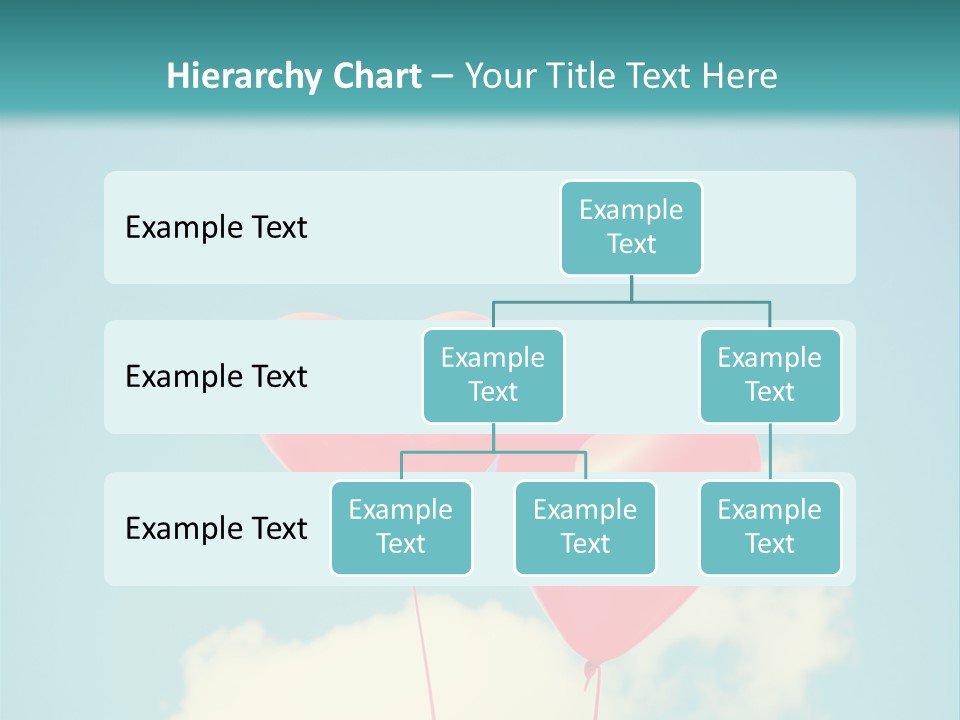 Clouds Wedding Decorative PowerPoint Template