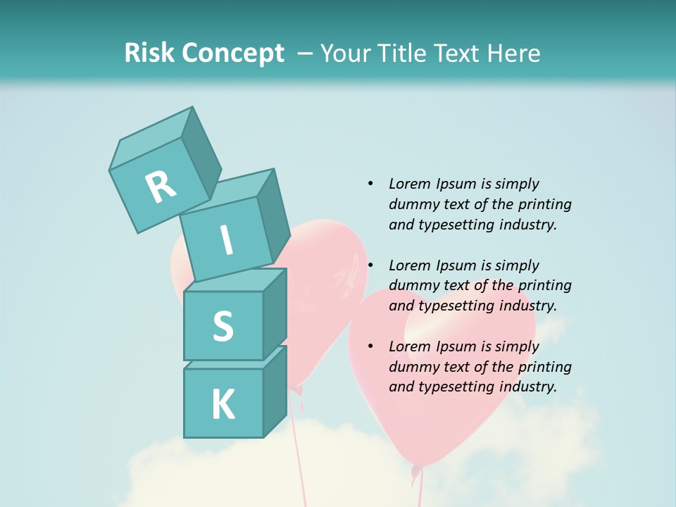 Clouds Wedding Decorative PowerPoint Template