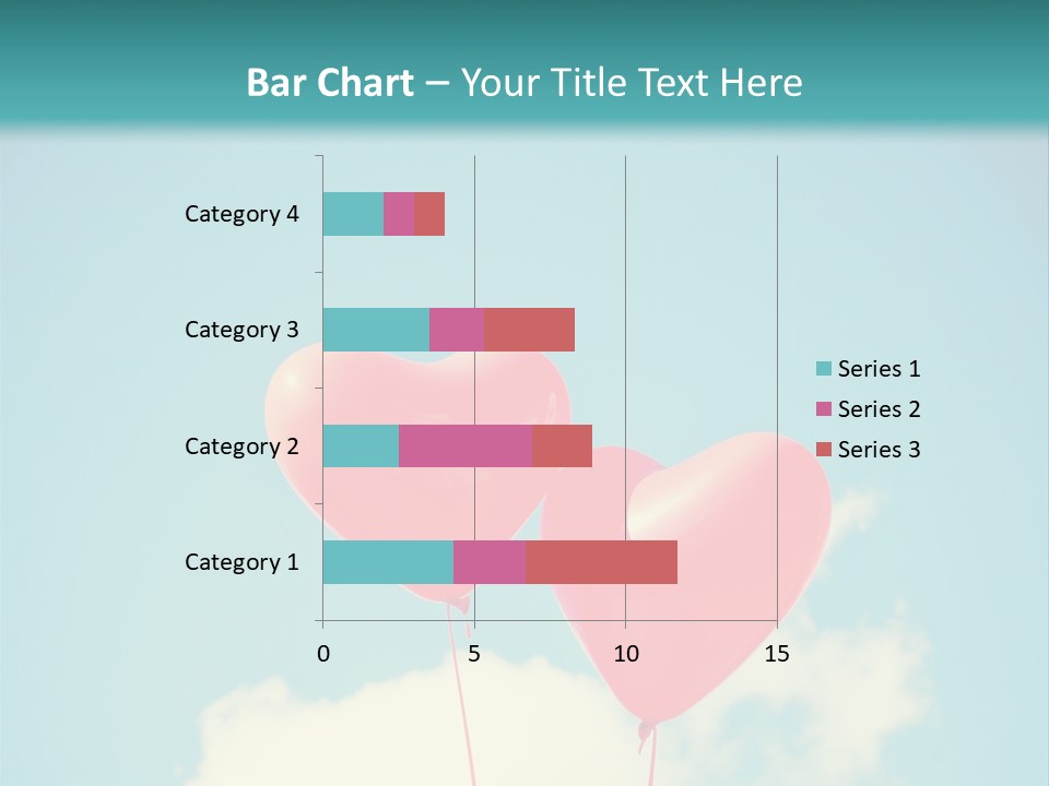 Clouds Wedding Decorative PowerPoint Template