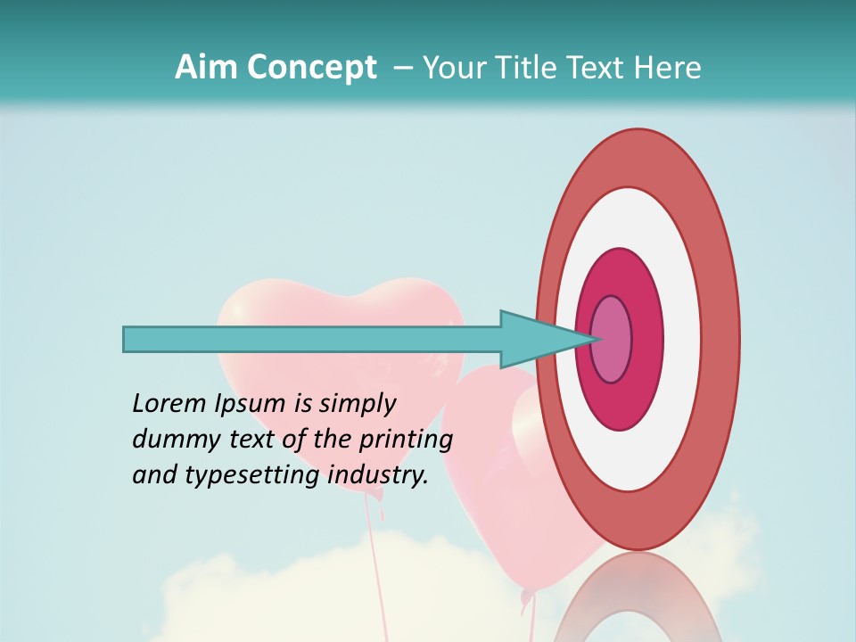 Clouds Wedding Decorative PowerPoint Template